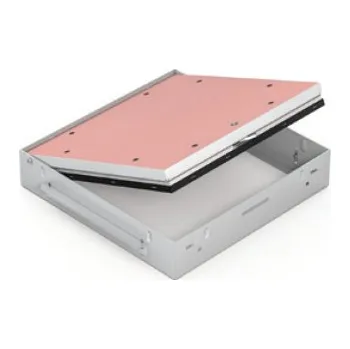 Revizní dvířka EI45 plechová do stěny SDK/zdiva klička Velikost: 300x300 st�na