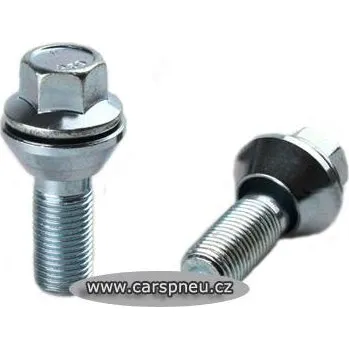 Šroubek na kolo Šroub - M12x1,25x28 - plovoucí kužel 60° - klíč 19 (B39LE)