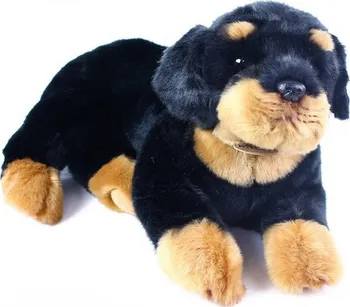 Plyšová hračka Rappa Rottweiler ležící 38 cm