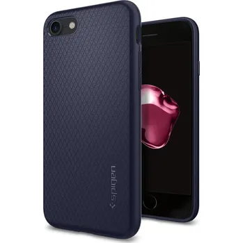 Pouzdro na mobilní telefon Spigen Liquid Air pro Apple iPhone 7/7S Midnight Blue