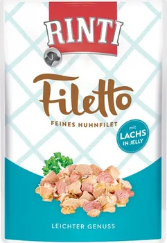 Krmivo pro psa Rinti Filetto 100 g kuře/losos v želé 