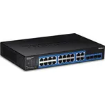TRENDnet 20-port Gigabit Web Smart Switch, 4 Shared Mini-GBIC sloty