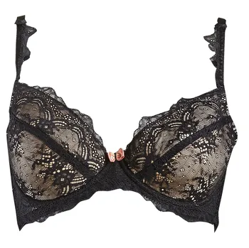 Roza Ambre Push up černá, 70B