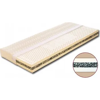 Lucie - Dřevočal, latexová matrace, AKCE DOPRAVA ZDARMA Úplet, 80 x 195 cm ATYPICKÝ ROZMĚR