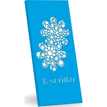 Čokoláda Selllot, s.r.o., K Hájům 34, 155 00 Praha 5 - Vyrobeno v EU Hořká čokoláda 72% s pomerančem - K svátku - modrý obal 175g