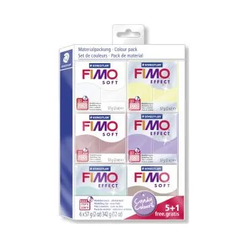 Modelovací hmota FIMO soft sada 5+1 SLADKÉ BARVY