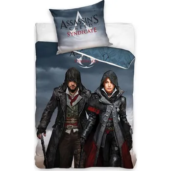 Carbotex Assassin's Creed Jacob and Evie bavlna 140 x 200, 70 x 80 cm zipový uzávěr Povlečení Carbotex Assassin's Creed Jacob and Evie bavlna 140 x 200, 70 x 80 cm zipový uzávěr
