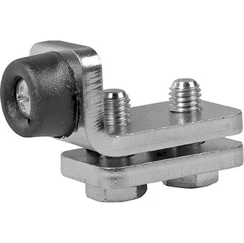 Pohon brány Koncový doraz do závěsné dráhy 57x67mm - zinkovaný