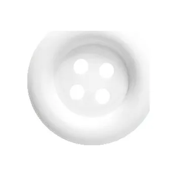 Náramek Obří knoflík bílý 70mm