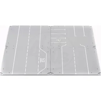 autíčko SIKU World 5599 Silnice s autobusovou zastávkou a parkovištěm