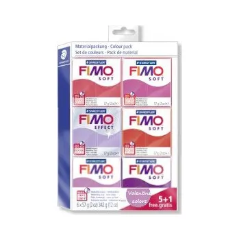 Modelovací hmota FIMO soft sada 5+1 VALENTÝNSKÉ BARVY