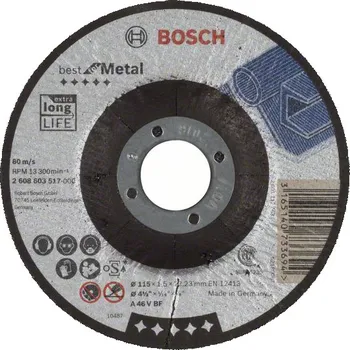 Řezný kotouč Bosch příslušenství professional Bosch Dělicí kotouč profilovaný Best for Metal 2608603517