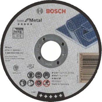 Řezný kotouč Bosch příslušenství professional Bosch Dělicí kotouč rovný Best for Metal 2608603516