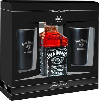 Whisky Jack Daniel's 40% 0,7 l + 2x plecháček