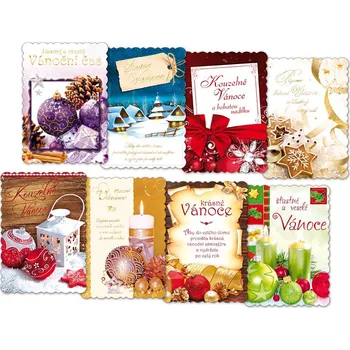 MFP pohlednice vánoční A5 001 výsek+UV+termoražba 1240747