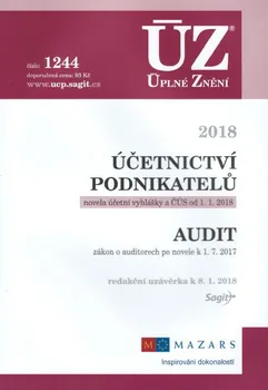 ÚZ 1244: Účetnictví podnikatelů: Audit 2018 - kolektiv autorů