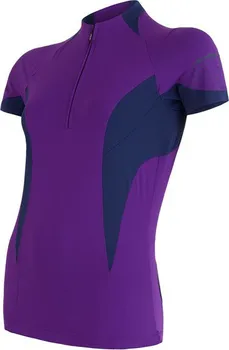 cyklistický dres Sensor Race dámský fialový/tmavě modrý