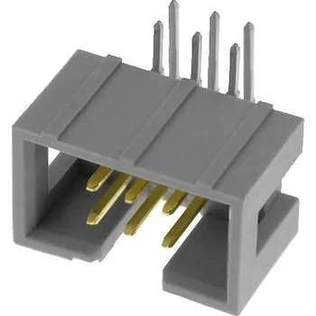 Elektrická zásuvka HARTING Zásuvka IDC vidlice PIN:6 úhlové 90 THT 1,27mm