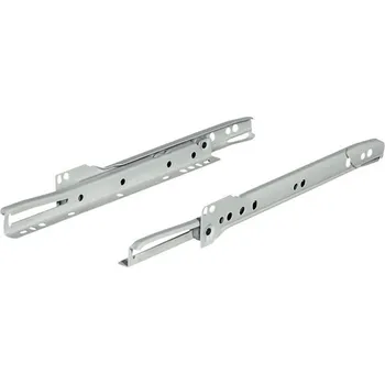 Nábytkové kování Zásuvkový výsuv kolečkový (rolničkový), bílý, částečný,nosnost 15 kg, délka 550mm