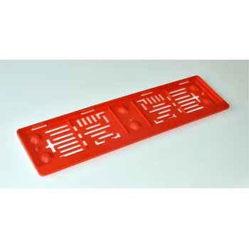 Držák SPZ Rámeček pod SPZ červený