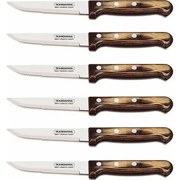 Příbor Tramontina Gaucho tmavé dřevo 6 ks