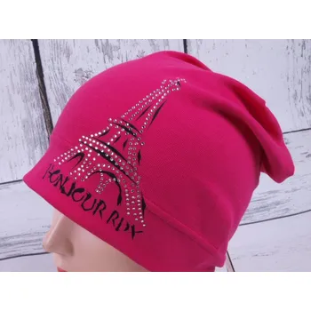 Pokrývka hlavy Čepice RDX 0002 tm. růžová převis homeless Eiffelovka velikost čepic: 54-56cm (7-14 let, RDX vel. 6)