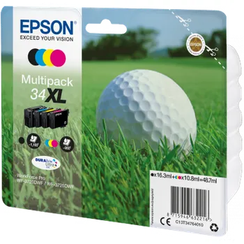 Tiskárna Originální inkoust Epson 34XL (C13T34764010), multipack