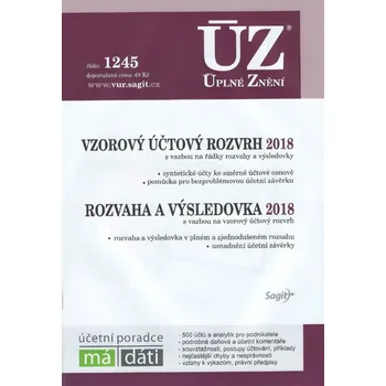 ÚZ 1245: Vzorový účtový rozvrh 2018: Rozvaha a výsledovka 2018 - kolektiv autorů
