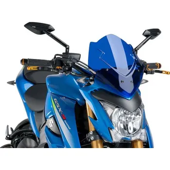Plexi PUIG SPORT Suzuki GSX-S 1000 2015-20017 modré