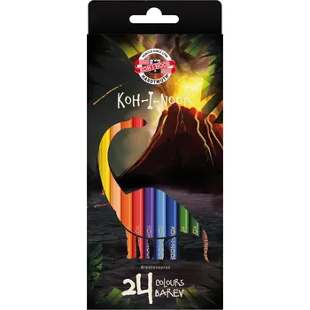 Kresba Pastelky Dino sada 24 barev Koh-i-noor 3594