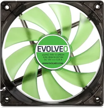 PC ventilátor Evolveo FAN 12 GREEN