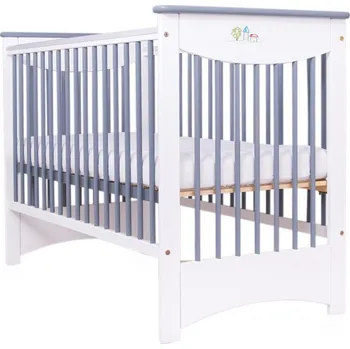 Dětská postýlka DREWEX Laura II se spouštěcí bočnicí 129 x 66 cm