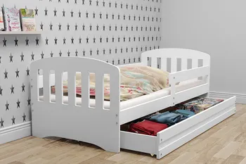 Dětská postel BMS Group Classic 160 x 80 cm bílá/bílá