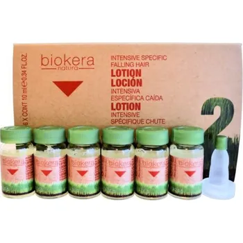Vlasová regenerace Salerm Biokera intenzivní loción proti vypadávání vlasů 6 x 10 ml