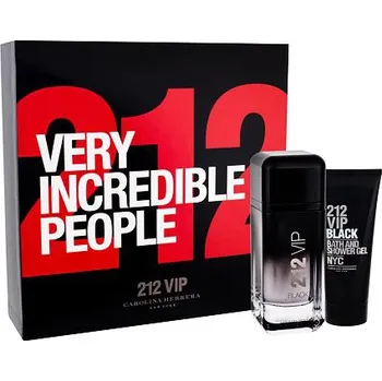 Pánský parfém Carolina Herrera 212 VIP Men Black EDP 100 ml + sprchový gel 100 ml