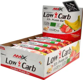 Amix Low Carb 33% Protein Bar 15 x 60 g