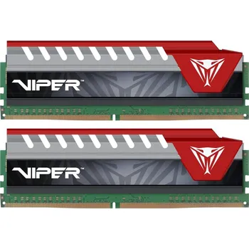 Patriot Viper Elite red 16 GB (2x 8 GB) DDR4 2400 MHz (PVE416G240C5KRD) Operační paměť Patriot Viper Elite red 16 GB (2x 8 GB) DDR4 2400 MHz (PVE416G240C5KRD)