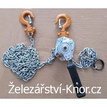 Stavební technika Ruční ráčnový řetězový zvedák - 250 Kg