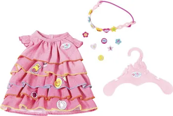Doplněk pro panenku Zapf Creation Baby Born Letní šatičky s nacvakávacími ozdobami