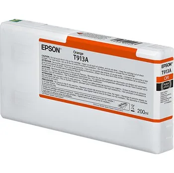 Epson oranžový (orange) inkoust, T913A00, 200 objem tiskové náplně, pro Epson SC-P5000