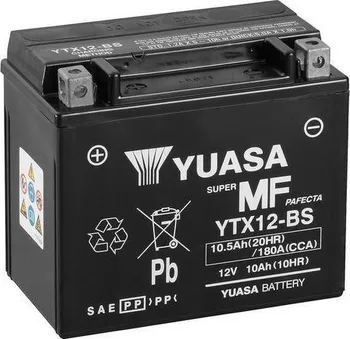 Motobaterie Yuasa YTX12-BS 12V 10Ah