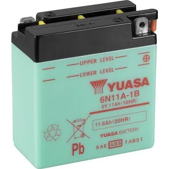 Motobaterie Yuasa 6N11A-1B 6V 11Ah