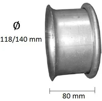 Auto-moto Trubka výfuku MAN F 2000 (PR 68.215-2)