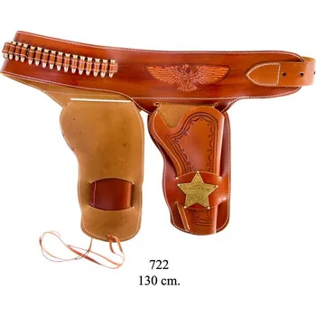 Opasek Westernový opasek s pouzdrem - holster Provedení: pro 2 zbraně