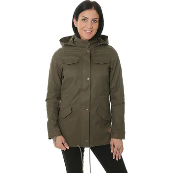 Dámská bunda bunda Iguana Cala - Khaki/Geometric Pattern L