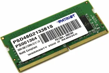 Operační paměť Patriot Signature 8 GB DDR4 2133 MHz (PSD48G213381S)