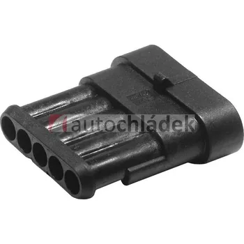 Auto elektroinstalace Zástrčka vodotěsná 1,5 se zámkem 5 pinů