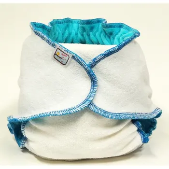 látková plena Kalhotková plenka na snappi sponku Yháček bambusová Barva: Tyrkysová, Krátká vkládací plena: Ne