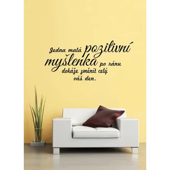 Samolepící dekorace Samolepka na zeď Pozitivní myšlenka (samolepka na zeď)