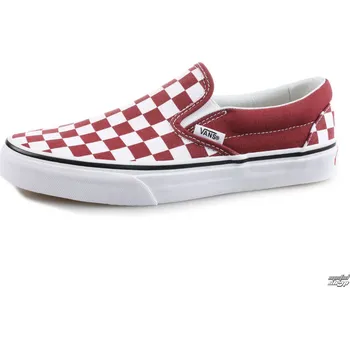 Dámské tenisky tenisky nízké dámské - UA CLASSIC SLIP-ON (CHECKERBOA) - VANS - VA38F7QCJ - 42